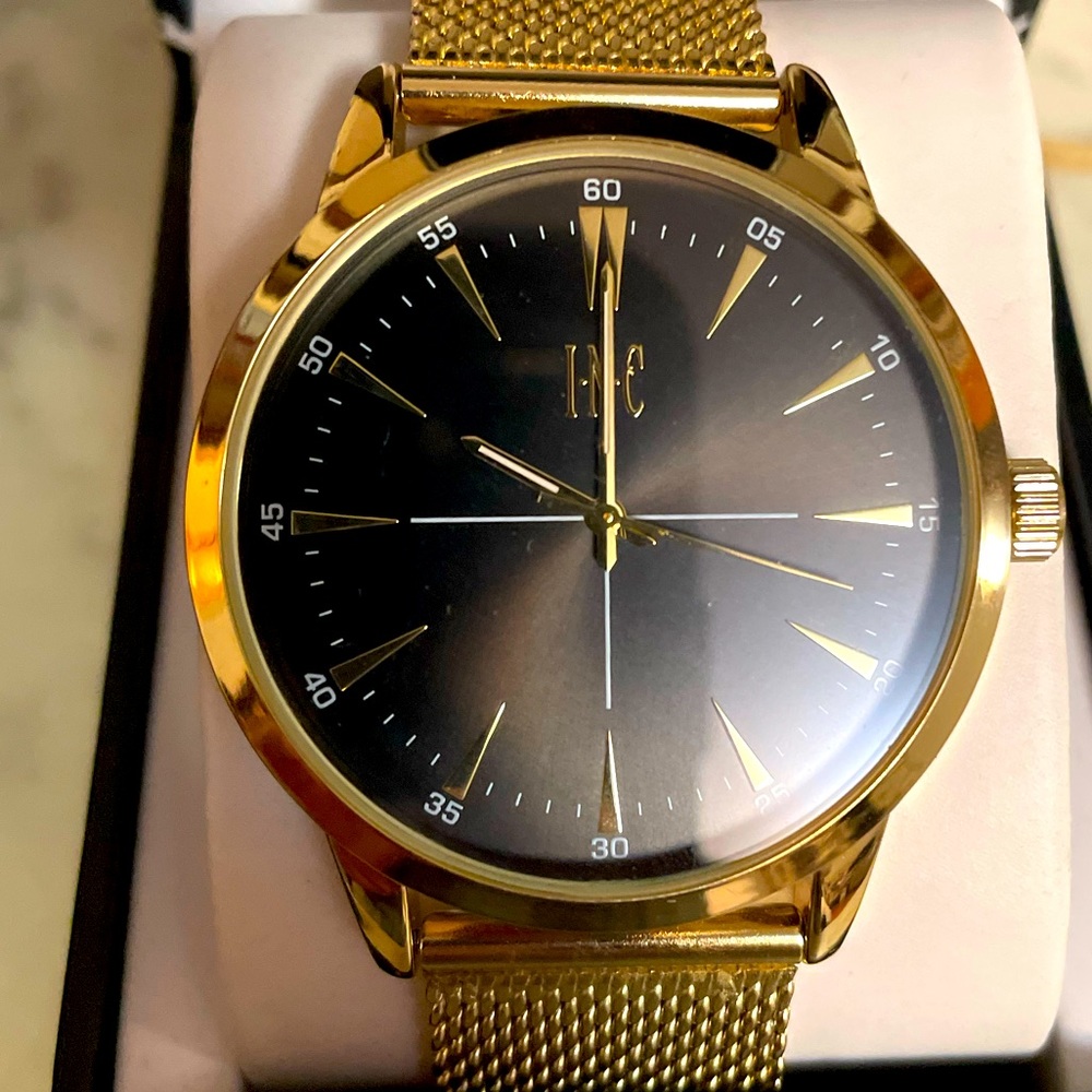 NIB INC gold watch